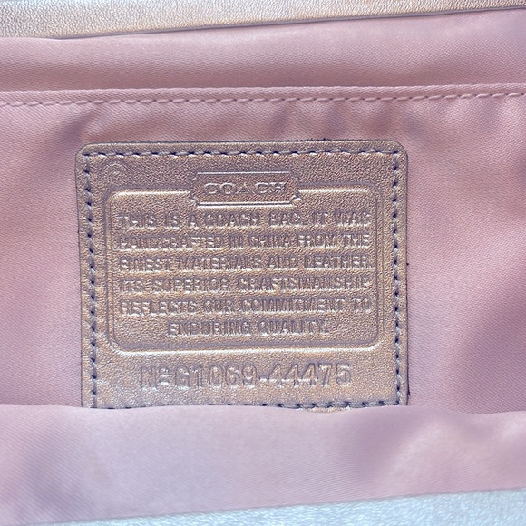 Silver Coach Wristlet - Picture 4 of 7